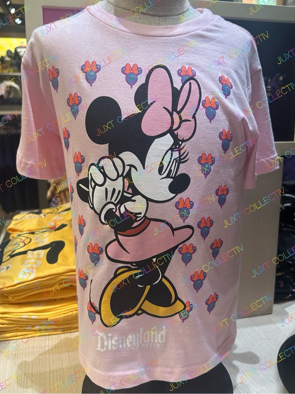 Disney Parks Disneyland Happiest Place on Earth Minnie Balloons Kids Shirt